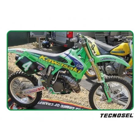 Kit deco complet TECNOSEL Team replica Kawasaki 1998