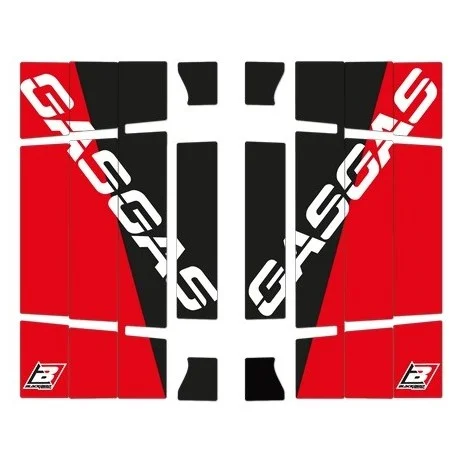 Kit deco de cache radiateur BLACKBIRD Dream Graphic 4 GAS GAS MC EC