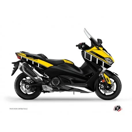 Kit deco KUTVEK Vintage jaune Yamaha T-Max 530