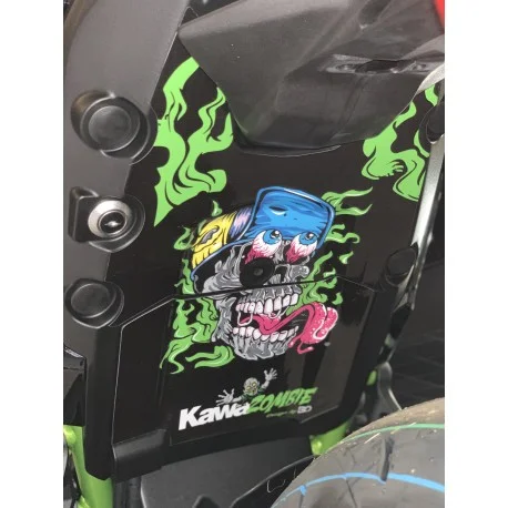 Kit deco passage de roue KAWAZOMBIE KAWASAKI 650 NINJA Z650 2017-2020
