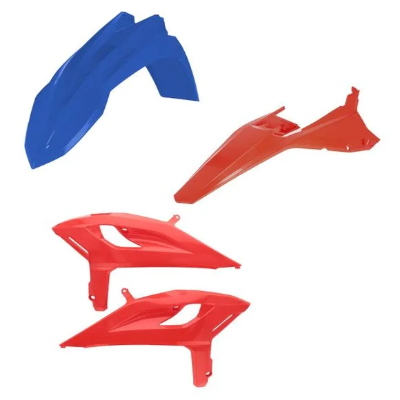 Kit plastiques Acerbis – Rouge / Bleu Ref : AE6528