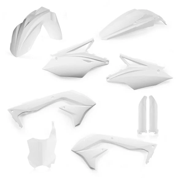 Kit plastiques Acerbis BlancKAWASAKI 450 KX 450 F (KX450H) – 2016 – 2017Ref : AE1243 / 0021843.030