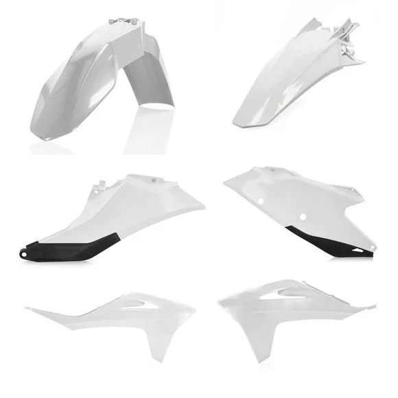 Kit plastiques Acerbis couleur blanc/noir – Blanc / Noir Ref : AE3573 / 0024632.237