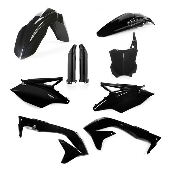 Kit plastiques Acerbis NoirKAWASAKI 450 KX 450 F (KX450H) – 2016 – 2017Ref : AE1242 / 0021843.090