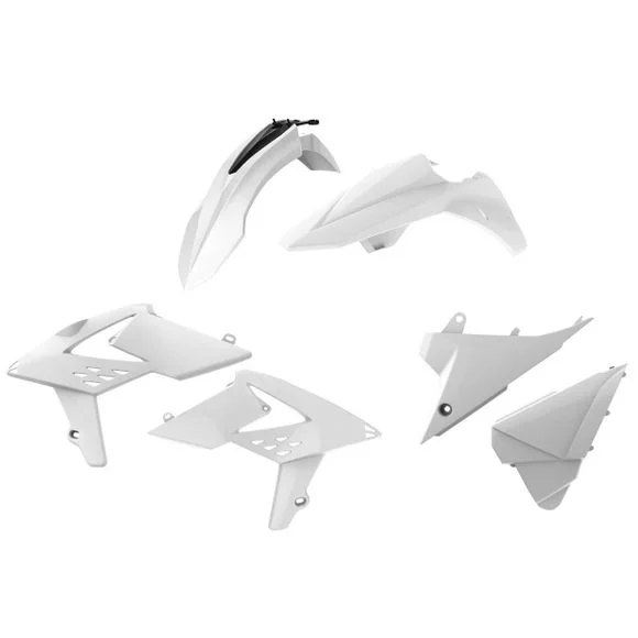 Kit plastiques Polisport COULEUR BLANC Ref : 783450WH / 1086132002