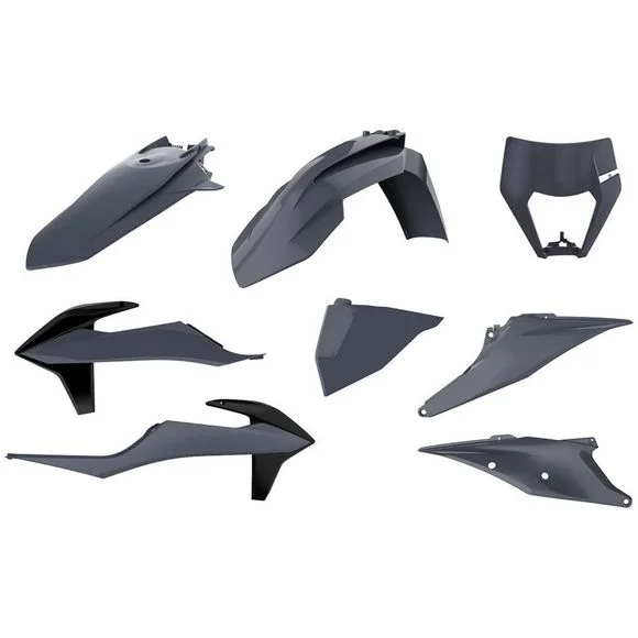 Kit plastiques Polisport COULEUR GRIS NARDO Ref : 4420017410 / 1086181003