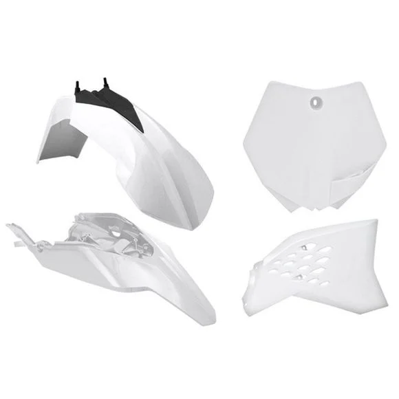 Kit plastiques R-tech 4 p blanc – BlancKTM 65 65 SX – 2012 – 2015Ref : RTH0257 / RKITKTMBN0511