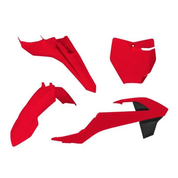 Kit plastiques R-tech 4 p Gas Gas Origine – RougeGAS-GAS 65 MC 65 – 2021 – 2023Ref : RTH0323 / RKITKTMRG0500