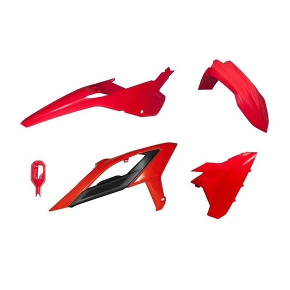 Kit plastiques R-tech 5 p BETA Origine – Rouge Ref : RTH0146 / RKITBETRS0523