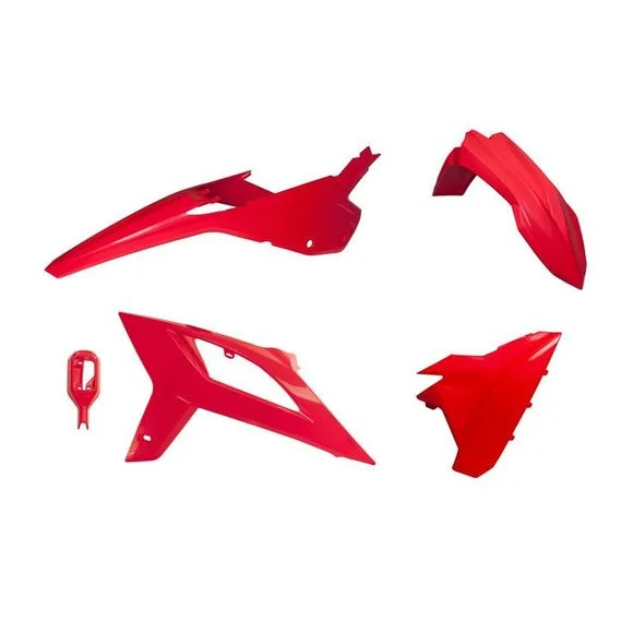 Kit plastiques R-tech 5 p Beta RR Rouge – Rouge Ref : RTH0145 / RKITBETRS0520