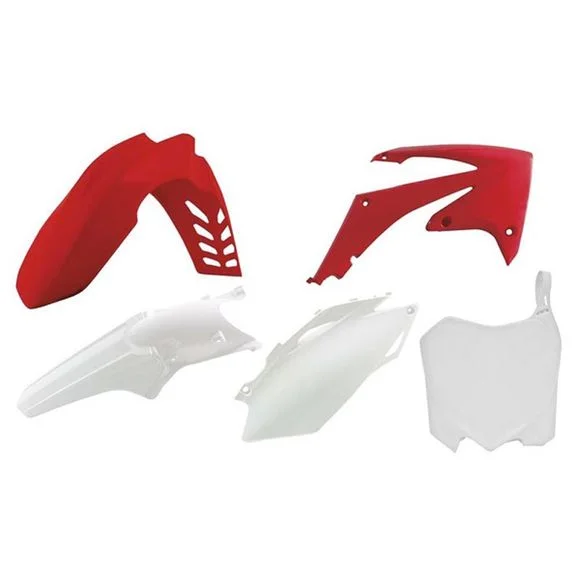 Kit plastiques R-tech 5 p couleur origine – Rouge Ref : RTH0161 / RKITCRFOEM513