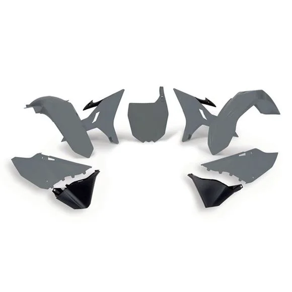 Kit plastiques R-tech 6 p gris quant – Gris Ref : RTH0389 / RKITYZ0GR0REV
