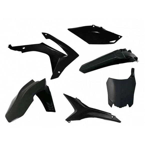Kit plastiques R-tech Honda Noir – Noir Ref : RTH0157 / RKITCRFNR0517
