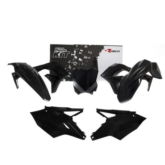 Kit plastiques R-tech Kawasaki Noir – NoirKAWASAKI 450 KX 450 F (KX450H) – 2016 – 2018Ref : RTH0336 / RKITKXFNR0517