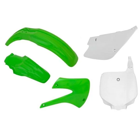 Kit plastiques R-tech Kawasaki Origine – Vert Ref : RTH0330 / RKITKX0OEM507
