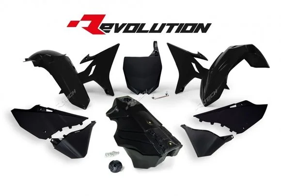 Kit plastiques Racetech Revolution + réservoir noir Ref : RH01014A / 1088017005