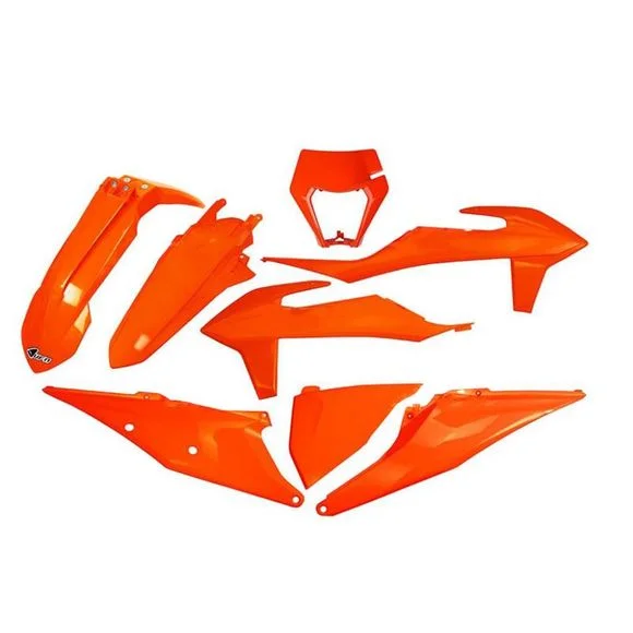 Kit plastiques Ufo COULEUR ORANGE FLUO Ref : 4420011822 / 1087446004