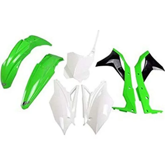 Kit plastiques Ufo couleur origineKAWASAKI 250 KX 250 F (KX252A) – 2017Ref : UF1280 / 1087271003