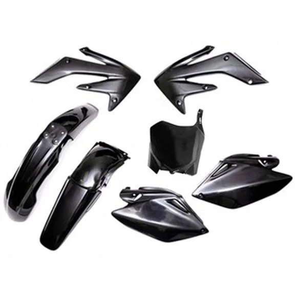 Kit plastiques Ufo noirYAMAHA 450 YZ 450 F (CJ15) – 2011 – 2013Ref : UF0595 / 1087931001