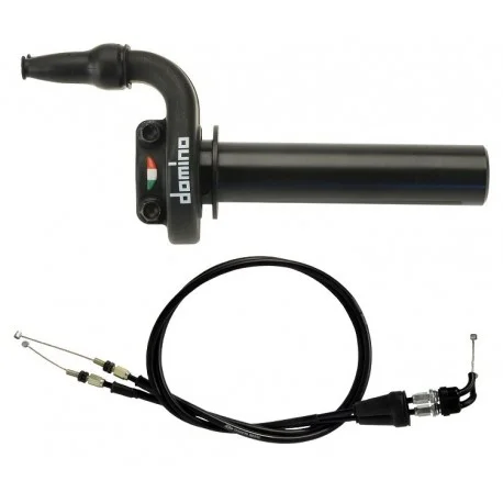 Kit poignees DOMINO KRE avec cables YAMAHA YZ250F 2010-2011