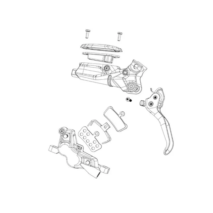 Kit rechange de frein à disque en aluminium G2-Rsc (A2)