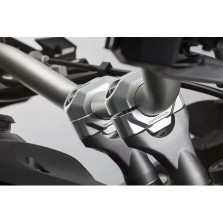 Kit rehausse de guidon moto SW MOTECH28mm H 30mm