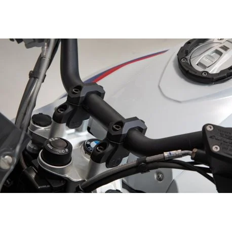 Kit rehausse de guidon SW MOTECH avec deport BMW S1000XR R1200GS R1200GS ADVENTTURE R1250GS R1250GS ADVENTURE