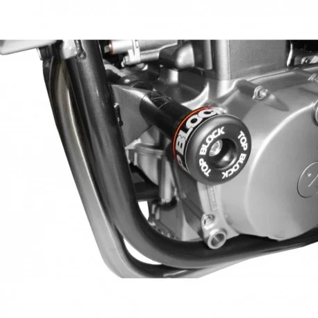 Kit roulettes de protection TOP BLOCK KAWASAKI ER-5 1996-2006