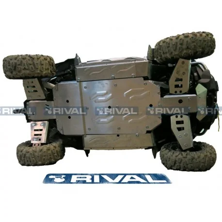 Kit sabot complet RIVAL – aluminium CF Moto Zforce 800/1000