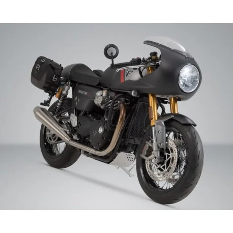 Kit sacoche laterale SW MOTECH Legend Gear LC – Black Edition TRIUMPH 1200 THRUXTON RS 2019-2021