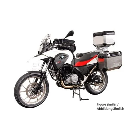Kit valises + fixation SW Motech BMW F650GS 2007-2011 KIT VALISES TRAX EVO ALU NOIR 37L GAUCHE ET 45L DROIT
