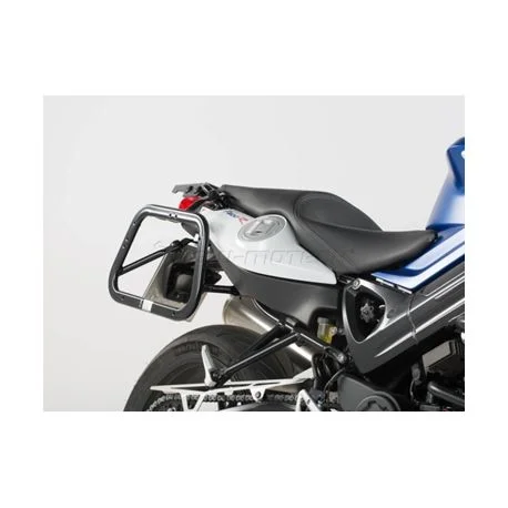 Kit valises + fixation SW Motech BMW F800GT 2012- KIT VALISES TRAX EVO ALU NOIR 37L GAUCHE ET 45L DROIT