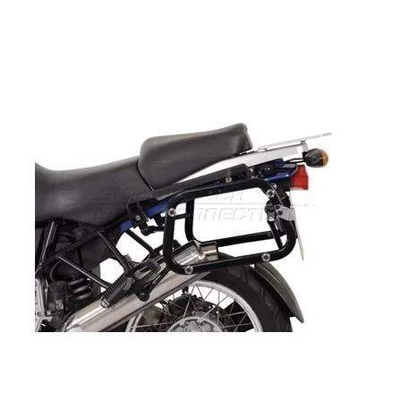 Kit valises + fixation SW Motech BMW R1200GS 2004-2012 KIT VALISES TRAX ADV ALU NOIR 37L GAUCHE ET 45L DROIT