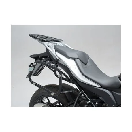 Kit valises + fixation SW Motech BMW S1000XR 2015- KIT VALISES TRAX ADV ALU NOIR 37L