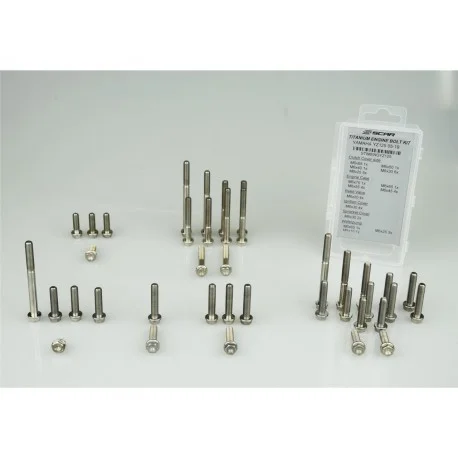 Kit vis moteur SCAR titane GAS GAS EC 250 F EC 300 F HUSQVARNA FE 450 FE 501 KTM EXC-F 450 EXC-F 500