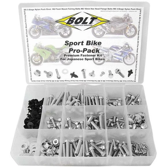 Kit Visserie Moto Bolt Pro Pack Sportbike Universel Ref : 893453 / 1061464