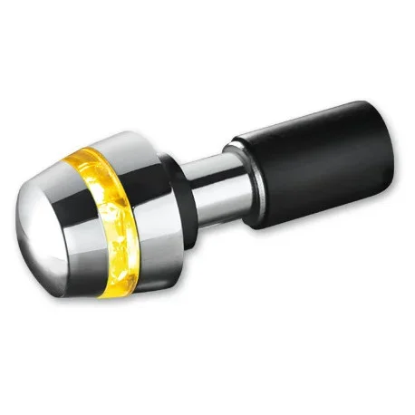 LED TURN SIGNAL HANDLEBAR END BL2000 CHROME UNIT