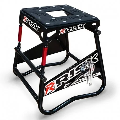 Leve moto RISK RACING A.T.S. inclinaison reglable avec plaque aimantee