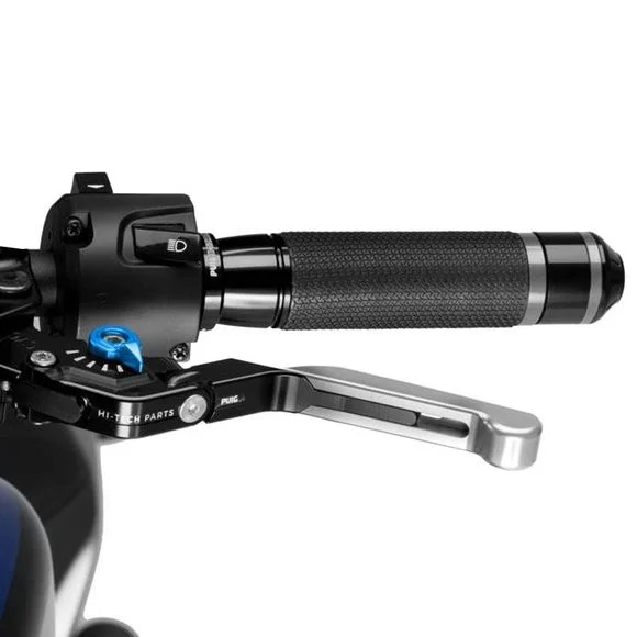 Levier d’embrayage Puig rabattable extensible 3.0 Argent Universel – Bleu Ref : PUI0159