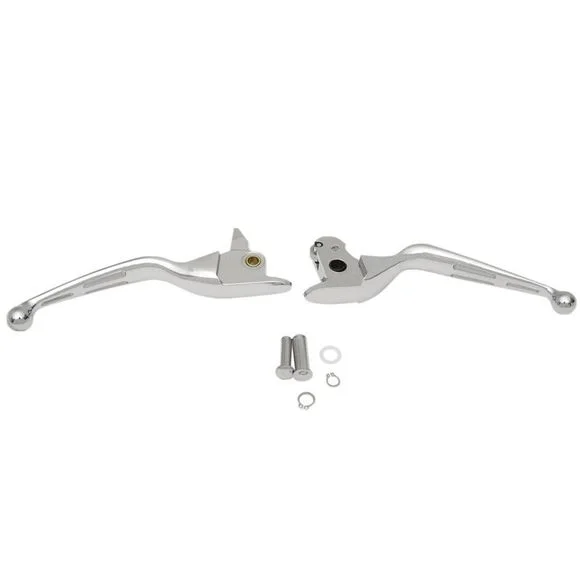 Leviers de frein et d’embrayage Drag Specialties Slotted wide blade – Gris Ref : DRG0153 / 06100792