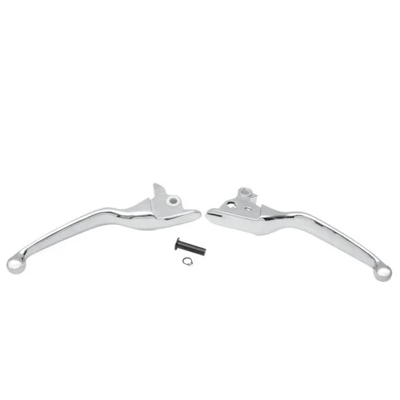 Leviers de frein et d’embrayage Drag Specialties Wide Blade – Gris Ref : DRG0159