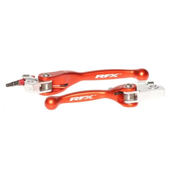 Leviers de frein et d’embrayage RFX REPLIABLES – Orange Ref : RFX0138 / 1110558001