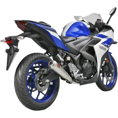 Ligne complete non homologue d’Echappement AKRAPOVIC RACING LINE YAMAHA YZF-R25 2014-2021 YZF-R3 2015-2021 MT-03 2016-2019