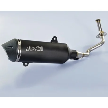 Ligne complete POLINI Maxi-Scooter Aluminium noir – Piaggio