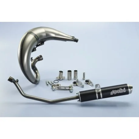 Ligne complete POLINI Race Aluminium noir – Derbi DRD S