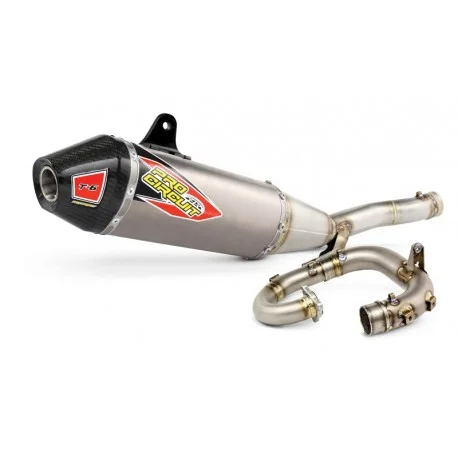 Ligne complete PRO CIRCUIT T-6 inox/silencieux titane/casquette carbone Kawasaki KX250