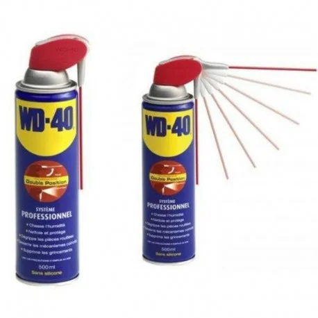 Lubrifiant silicone moto Aerosol WD-40 Systeme Pro 500ml