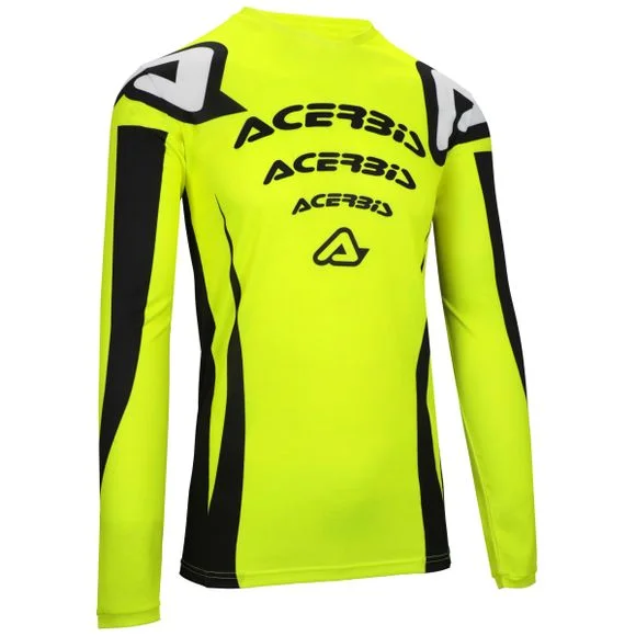 Maillot cross Acerbis MX J-TRACK NASCAR 2024 – Jaune / Noir Ref : AE5391