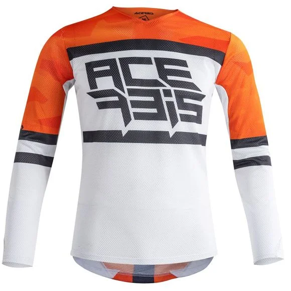 Maillot cross Acerbis VENTED HELIOS ORANGE WHITE 2021 – Orange / Blanc Ref : AE2647