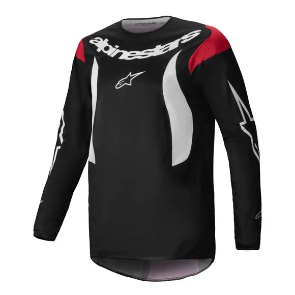 Maillot cross Alpinestars FLUID – HAUL 2025 – Noir / Blanc Ref : AP3436